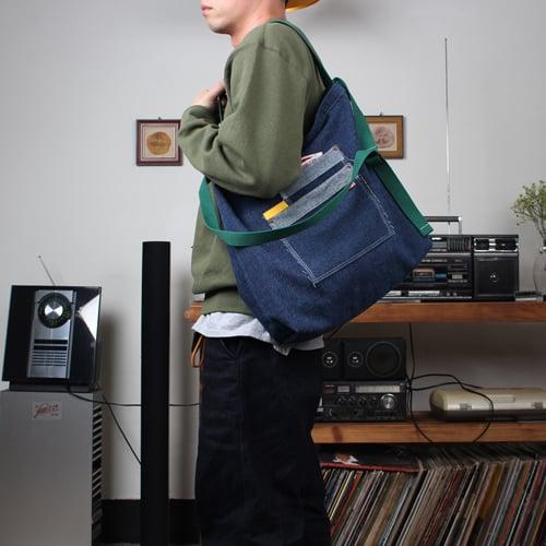 MASTER TRACK 숄더 크로스 2 WAY BAG - BLUE WASHED