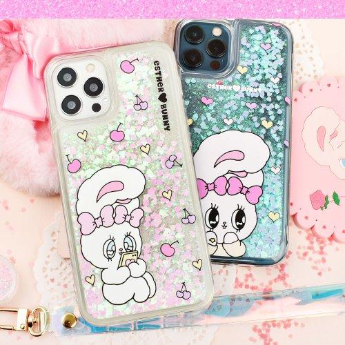 블링 글리터 젤리 케이스 아이폰 갤럭시 토끼