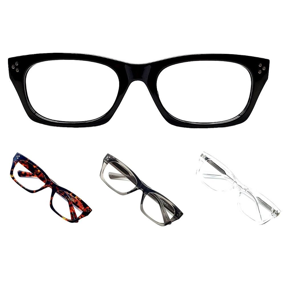 빈티지 뿔테 안경 블루라이트 차단 스퀘어 사각 남자 여자 패션 변색 렌즈 투명 안경테