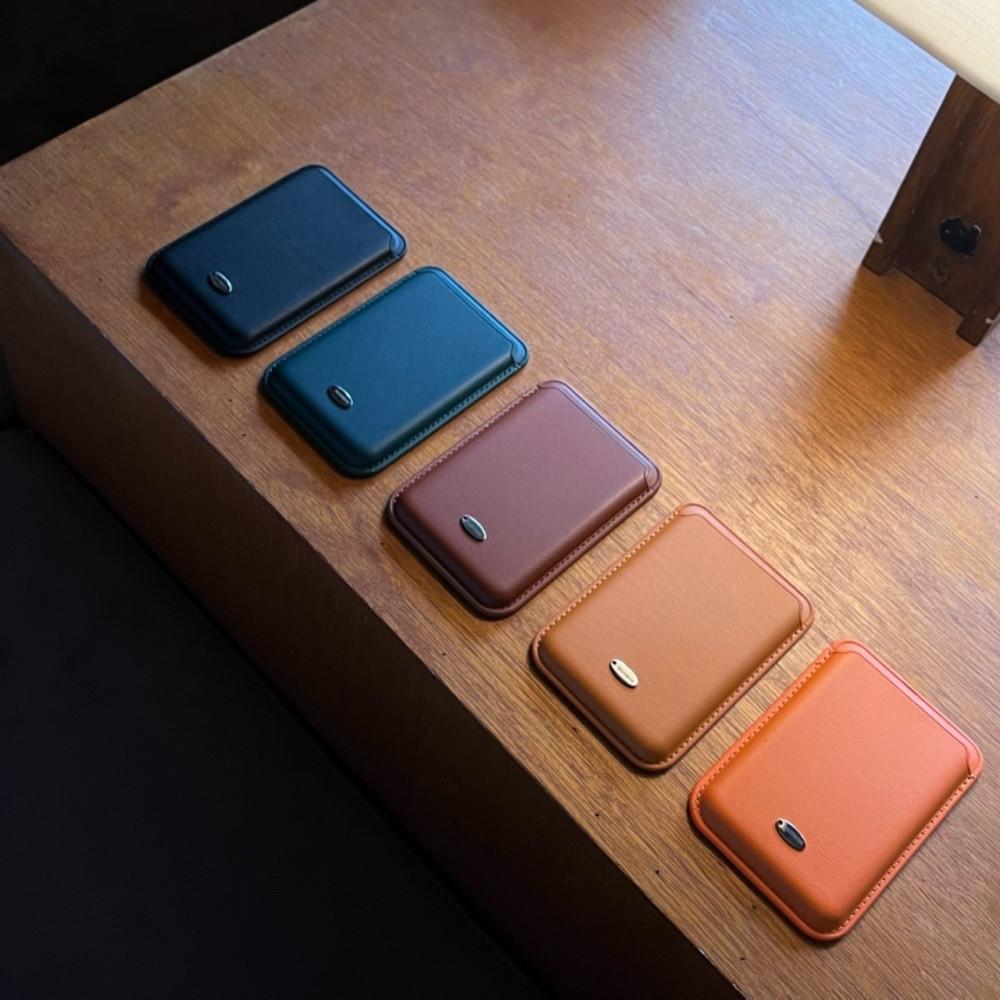 [5COLORS] TREEFORFIVE MAGSAFE LEATHER CARD HOLDER 맥세이프 가죽 카드 홀더 / 트리포파이브345