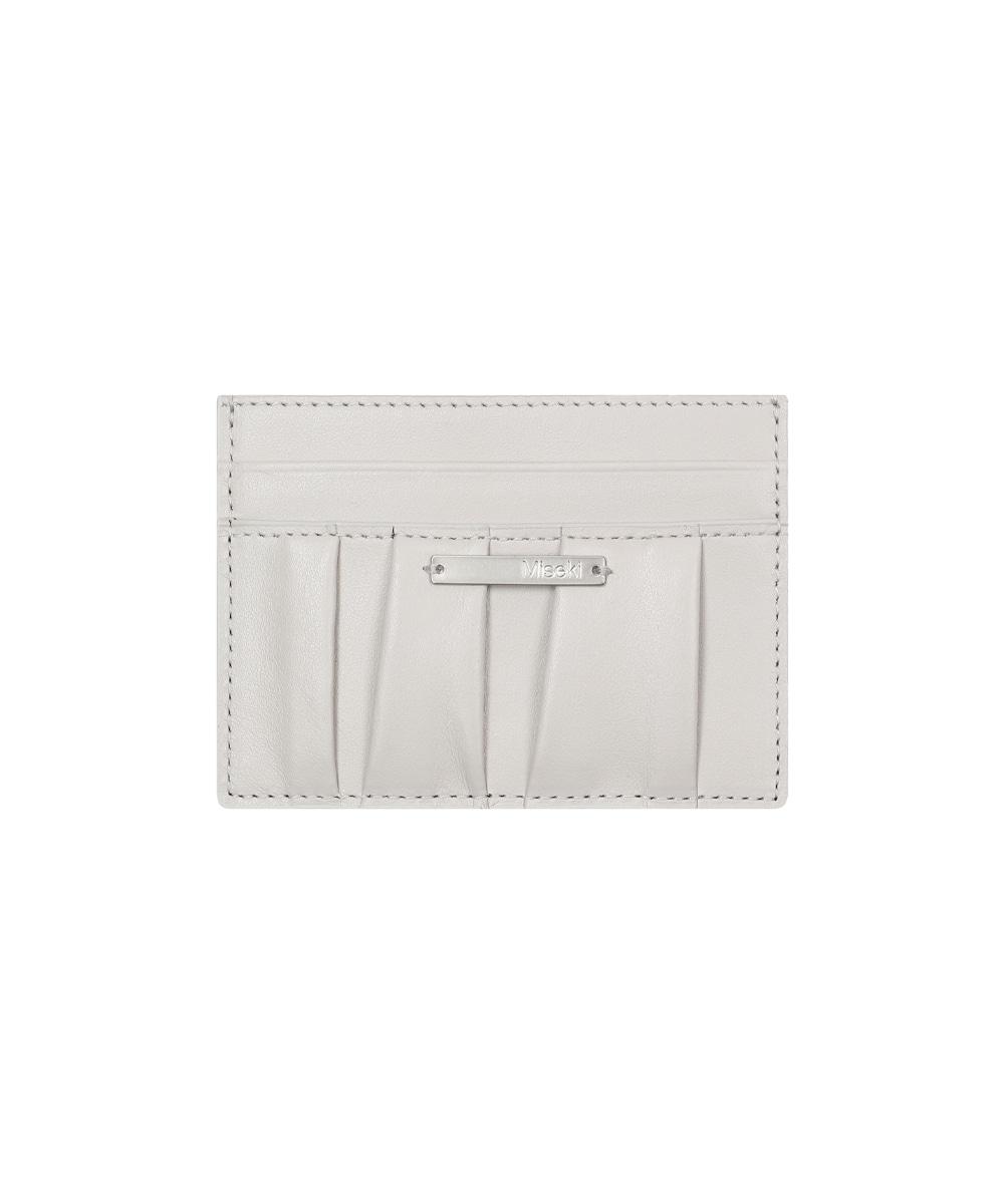 Pleats card holder GREY