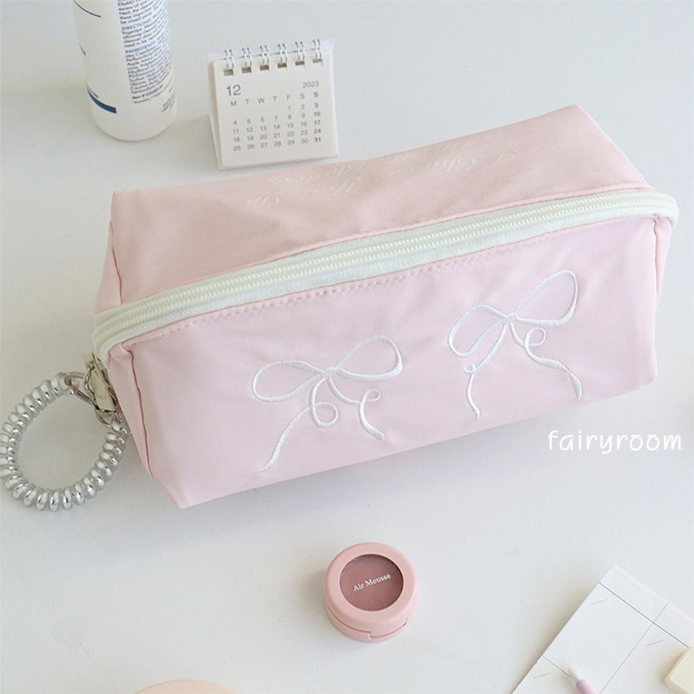 페어리발레코어 리본파우치