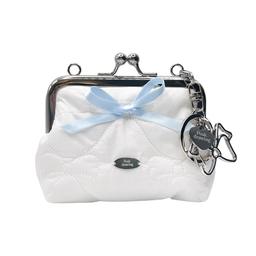 [New 10%] Pure sky ribbon frame pouch (핸드메이드 파우치)
