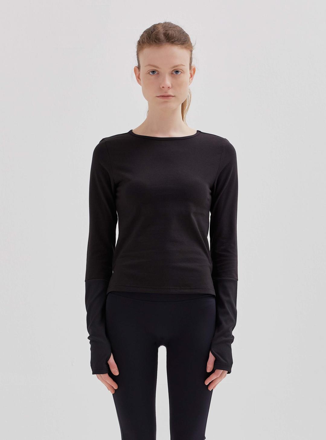 산드리옹 롱슬리브 블랙  Cendrillon long sleeves : black