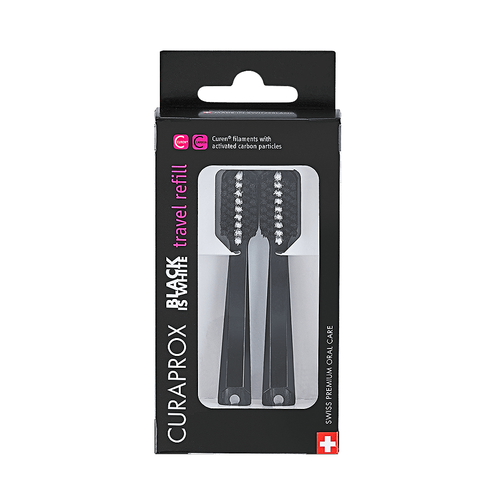 큐라덴 큐라프록스 BIW 트래블세트 칫솔리필 부드러운 미세모 잇몸관리 휴대용칫솔 2p