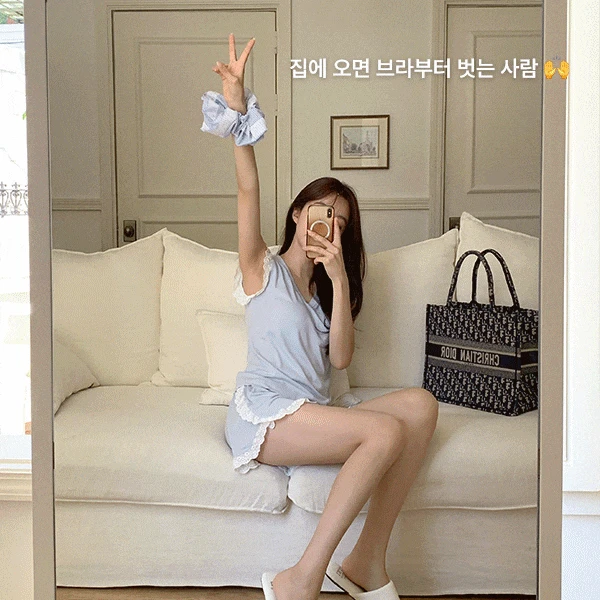 🧊-5°C쿨소재/브라캡내장 쿨쿨 브라캡나시+반바지+긴바지3세트