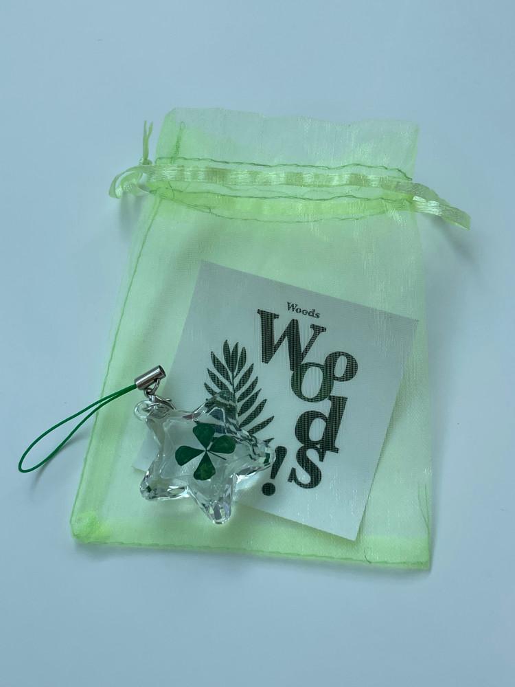 A four-leaf clover Star keyring • 네잎클로버 스타 키링