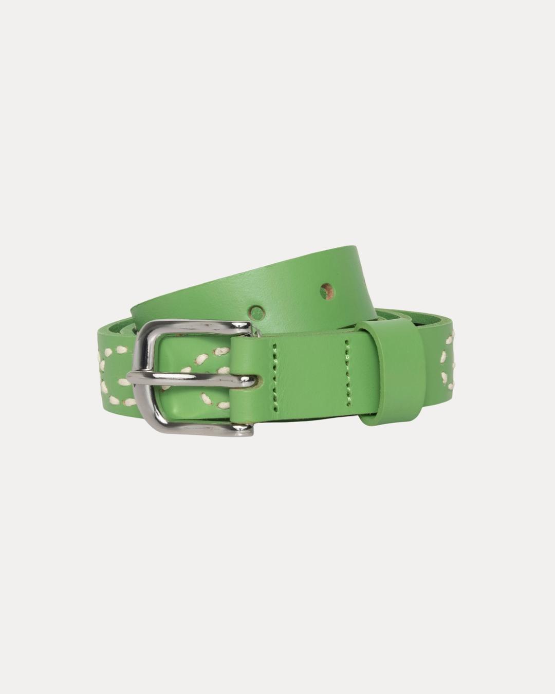 EMBROIDERED S BELT - Jade / S/M