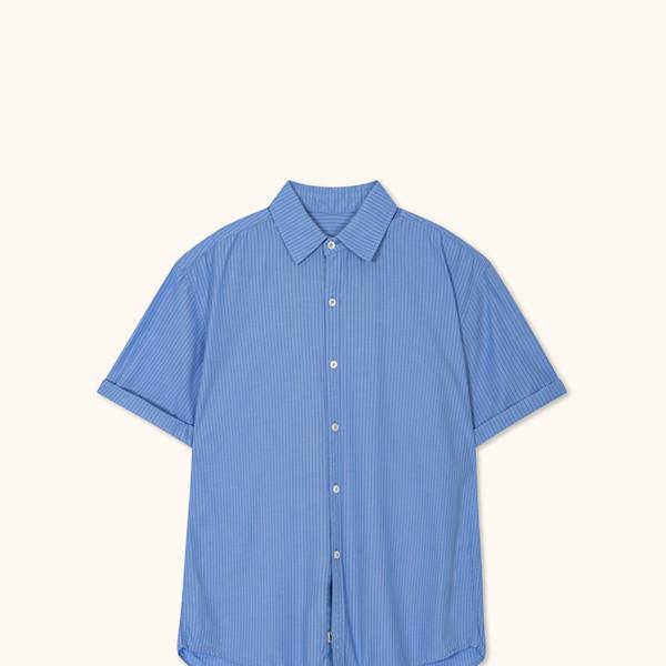 Milo roll-up shirt blue stripe