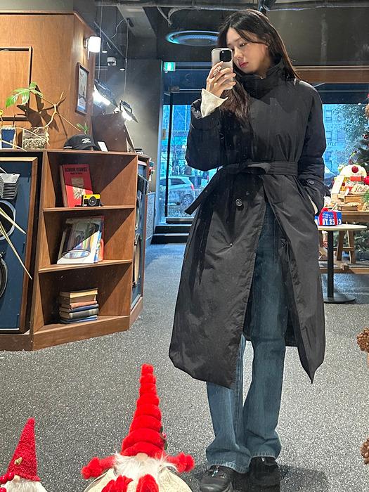 [C-Exclusive]벨티드 롱 구스다운 BK_C254PSG193