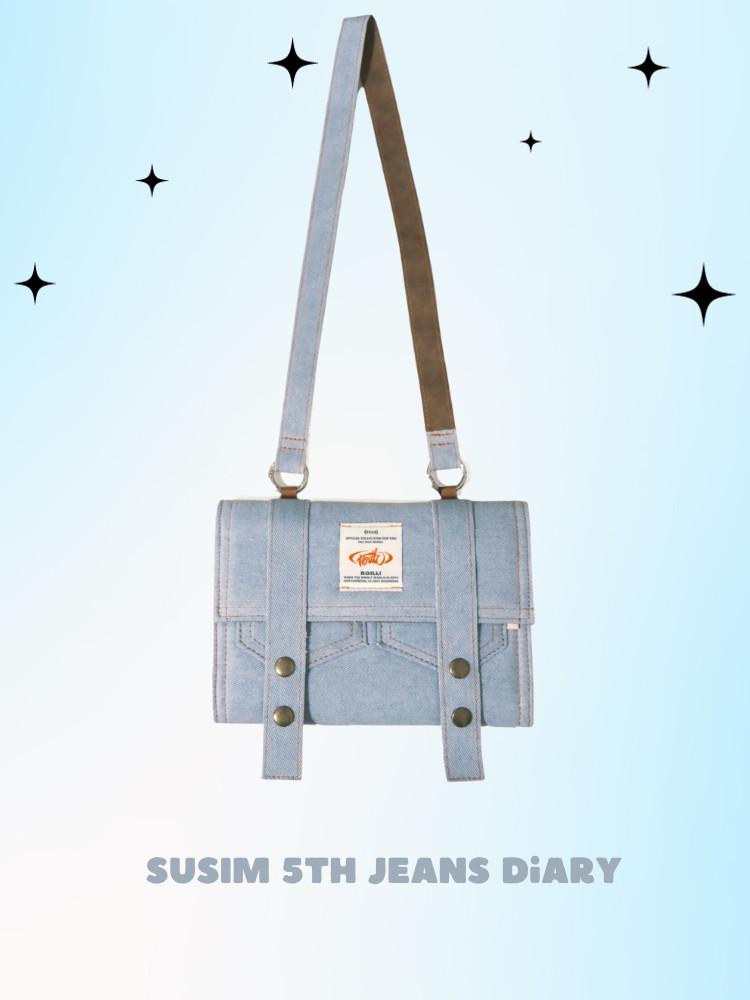 수심 Roilli Jeans Diary 5th 데님 다이어리 y2k 커버 A6 B6바인더