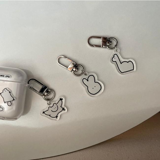 [스탠딩츄] Sketch Friends Keyring 스케치 친구들 키링 3종