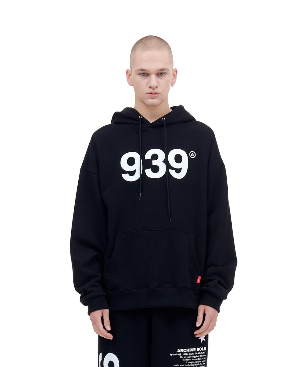 939 LOGO HOOD (BLACK)