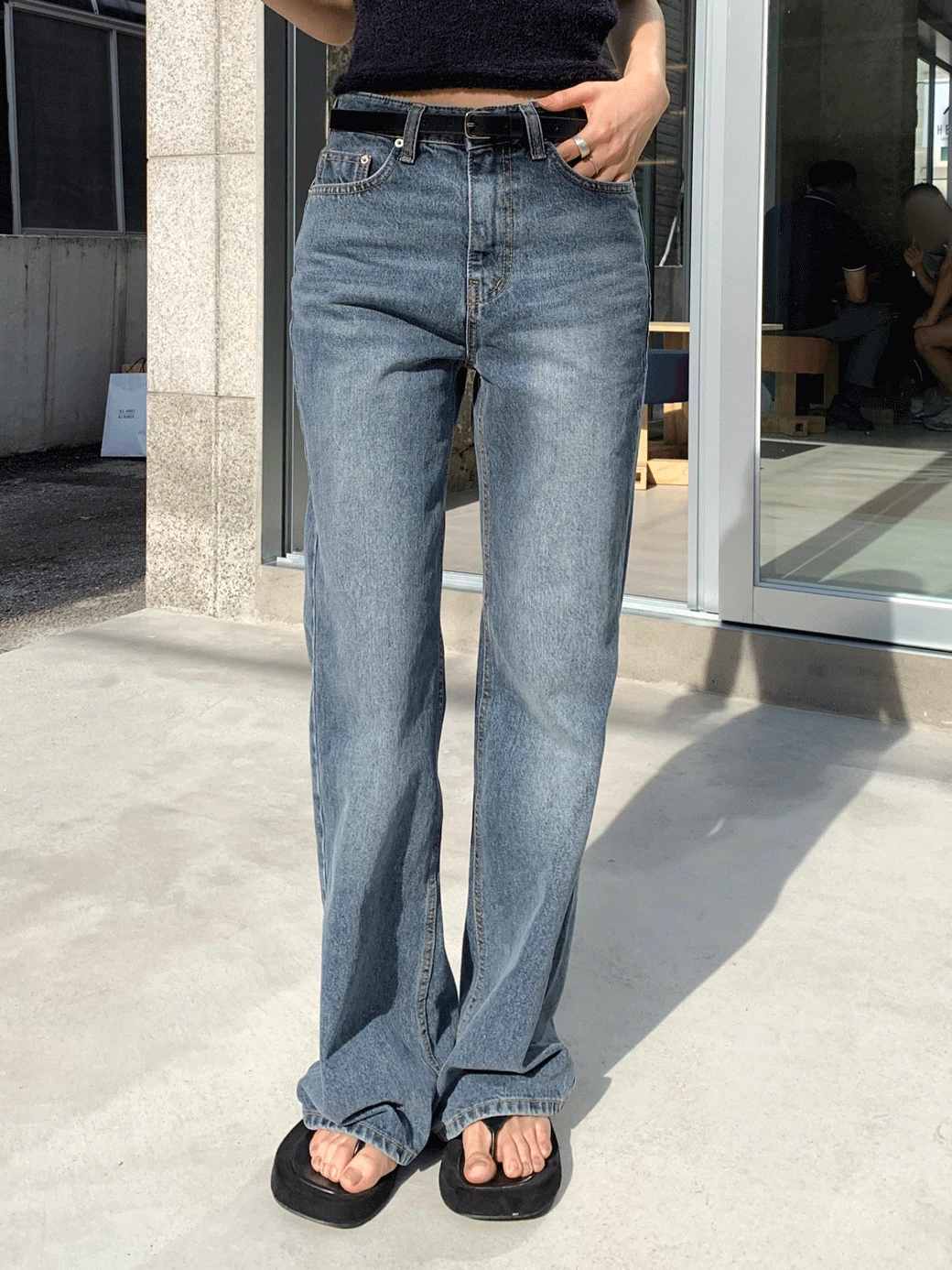 DV. Wash Semi Bootcut Denim