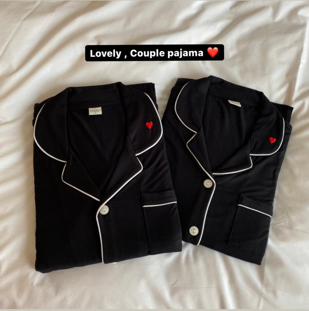 [당일출고,백화점납품] 천생연분 고급 신혼부부커플잠옷 뱀부스판 호캉스룩 울랄라자주 호텔파자마