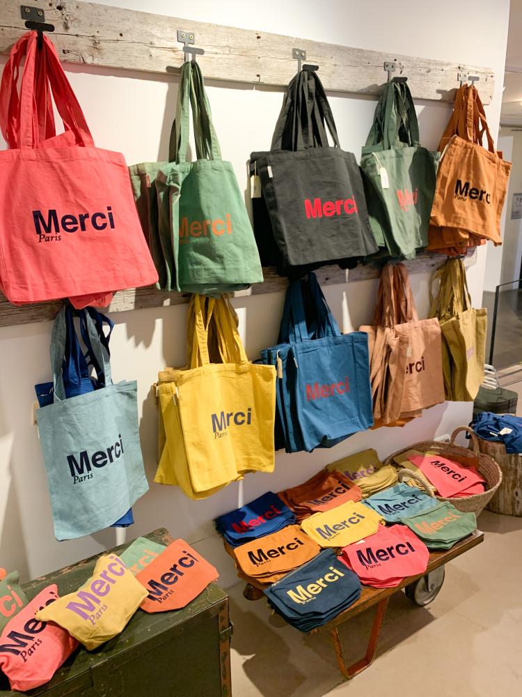 MERCI 메르시 에코백 미니 사이즈 파리 편집샵 정품 (26컬러)