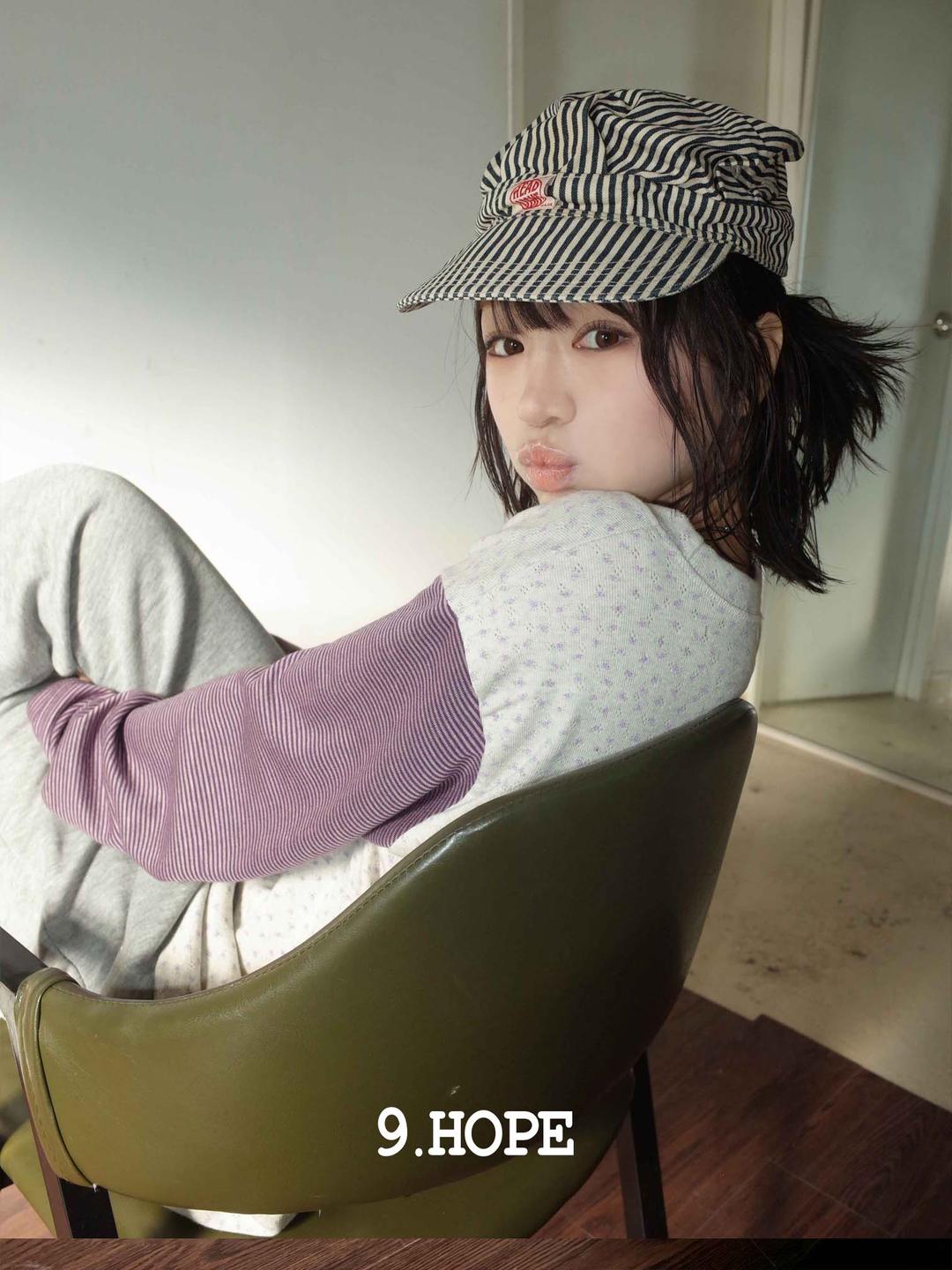 [9.hope] blooming purple T