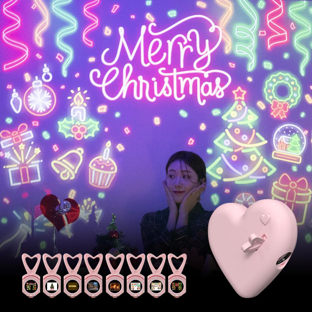 크리스마스 파티용품 하트빔 8종 칩세트