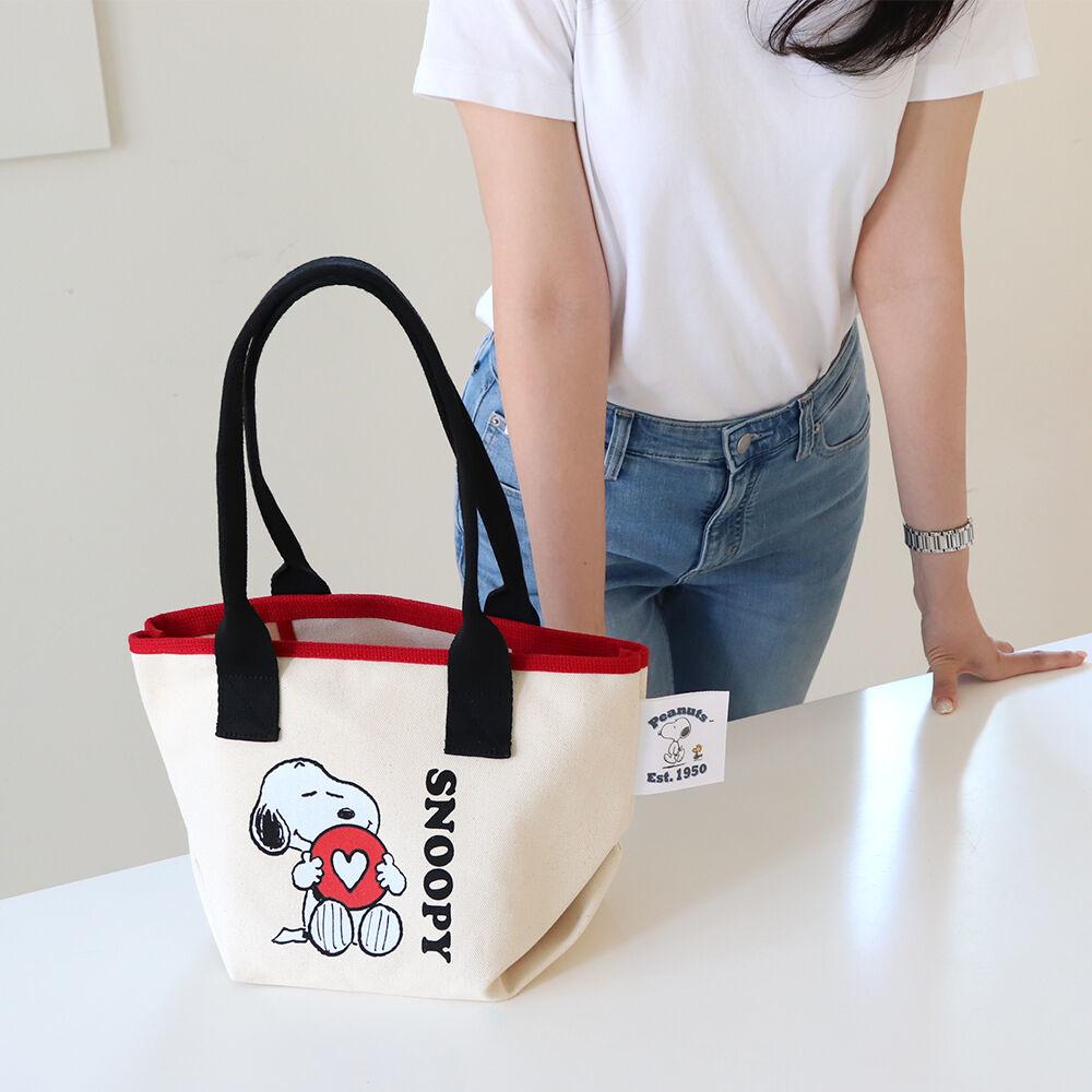 스누피 숄더 백 (블랙)