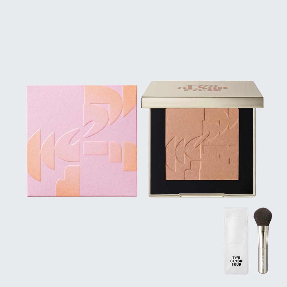 투슬래시포 올 오버 페이스 블러쉬 베 베이지(+미니 앵글드 브러쉬)