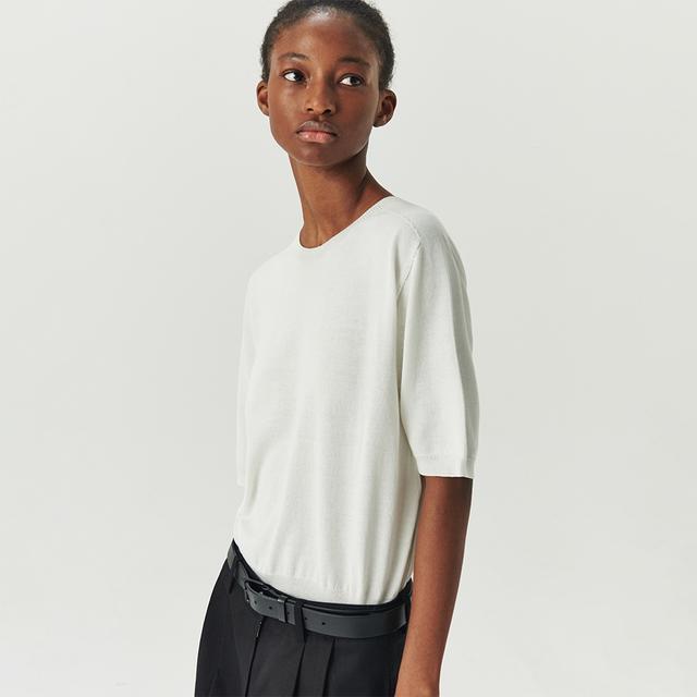 [29CM단독] Wholegarment Cotton Breeze Knit - Off White