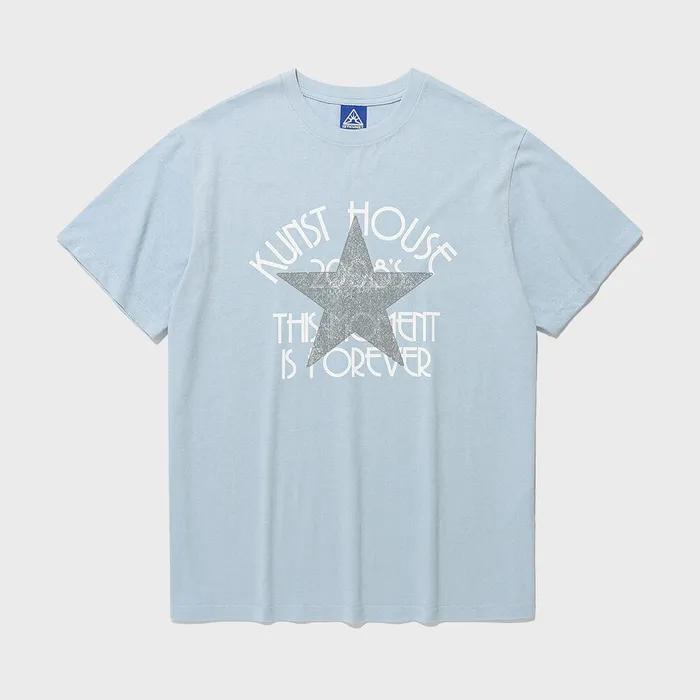 KUNST HOUSE BASIC TEE_LIGHT BLUE(IK2FMMT515A)