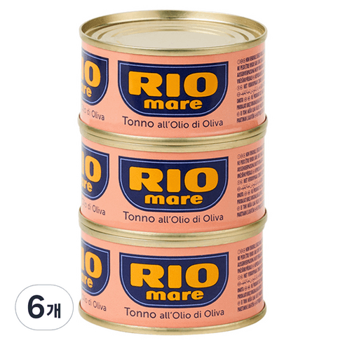 리오마레 올리브 오일 참치, 80g, 6개 - 일반참치통조림 | 쿠팡