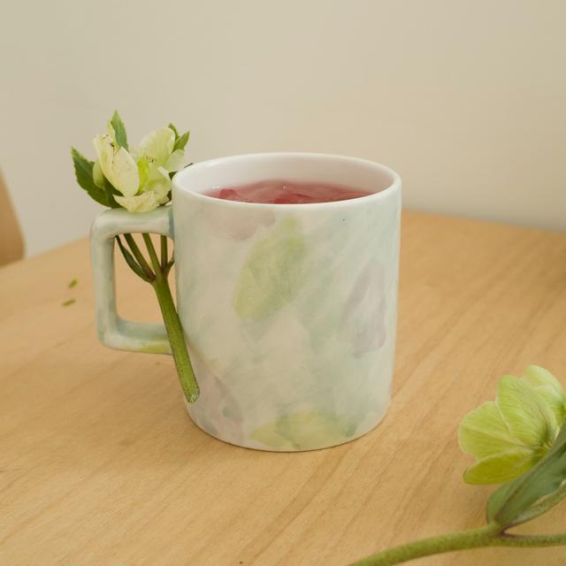 green scent mug