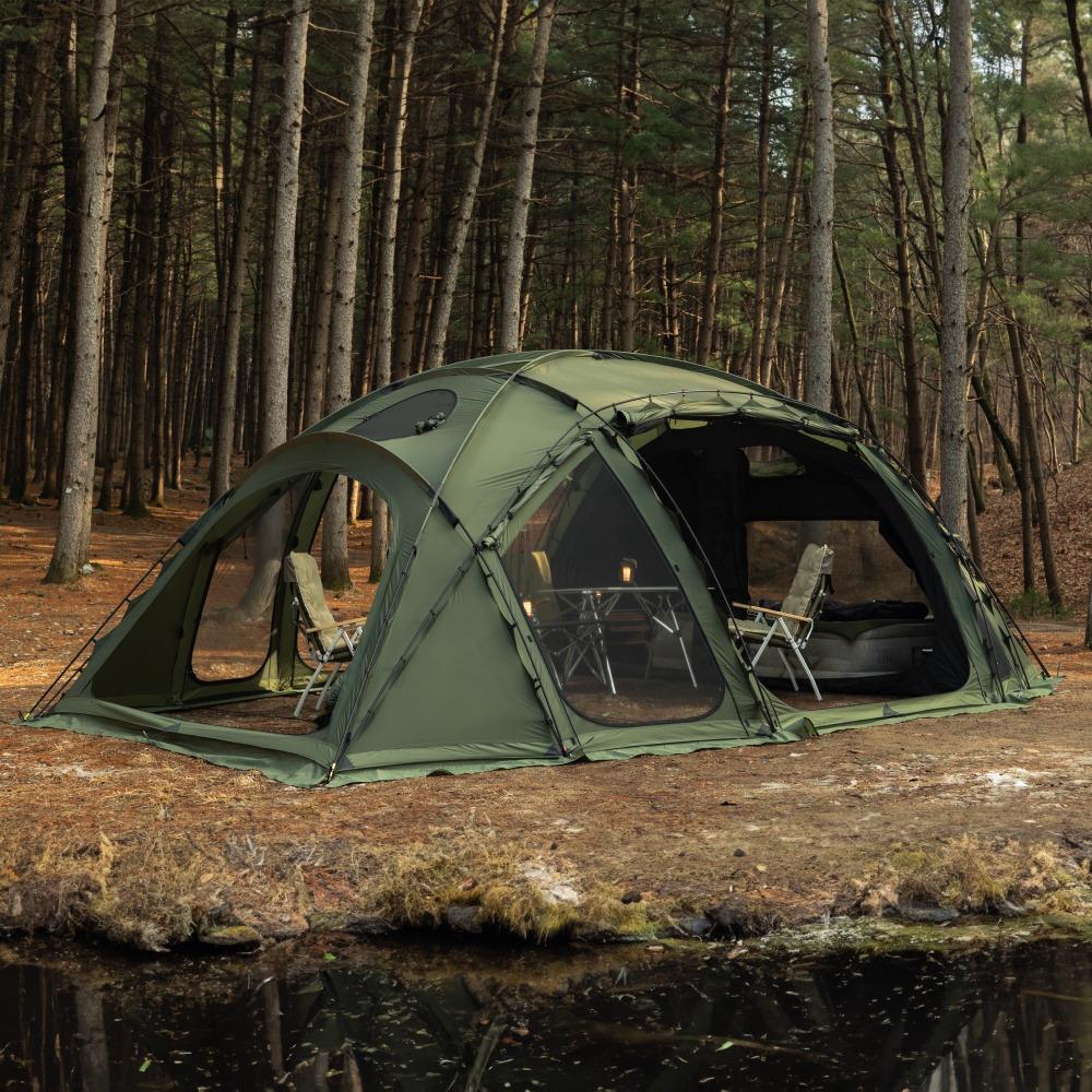 어반사이드 스테고 돔쉘터 텐트 (초경량 6.6M 터널돔 , 40D 나일론 실리콘 코팅)