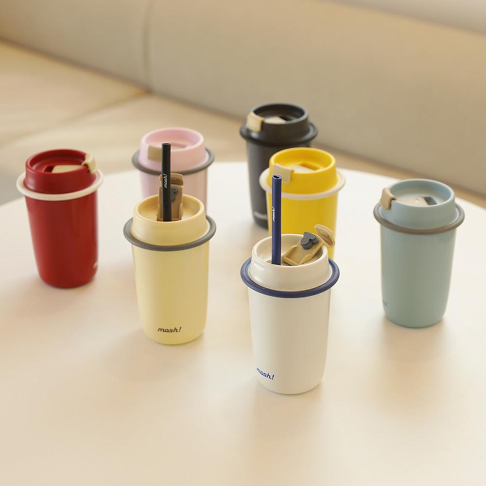 모슈 라떼 스트로우 텀블러 350ml : 모슈