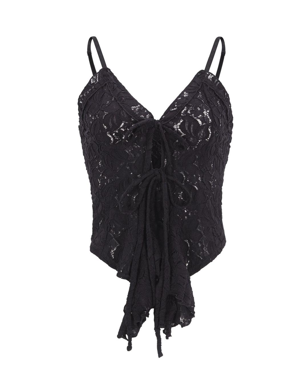 CS LACE BUSTIER- 023(BLACK)