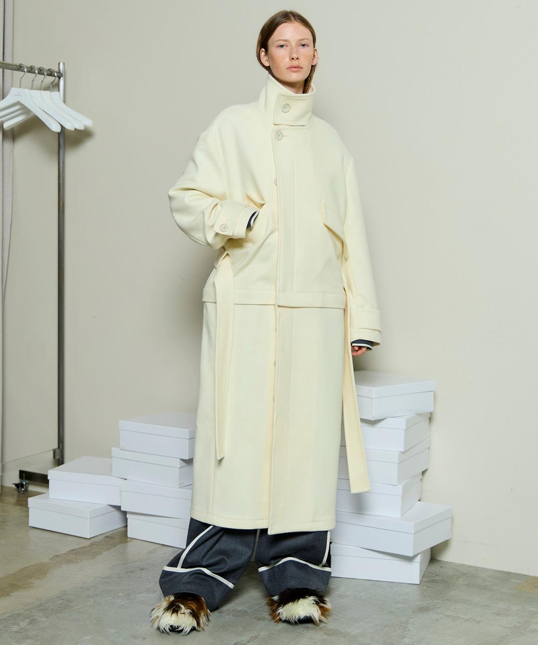 [25winter preoder] 2way 스탠드 칼라 코트