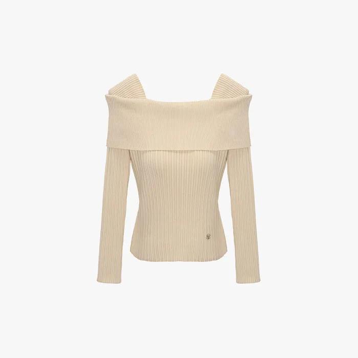 잇미샤 오프숄더 니트 풀오버 ITO9ZPO710 (2COLOR)