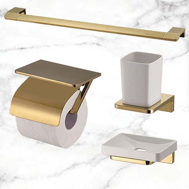 골드 욕실 악세사리 단품 세트 골드 욕실 인테리어