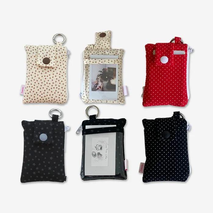 [11/14출고] album card mini pouch keyring (4 colors) 카드 지갑 파우치 포카 키링