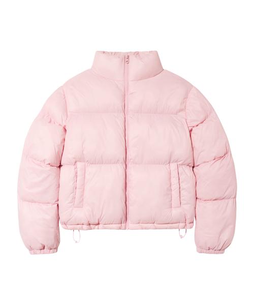 AMES CROP PUFFER PADDING PINK