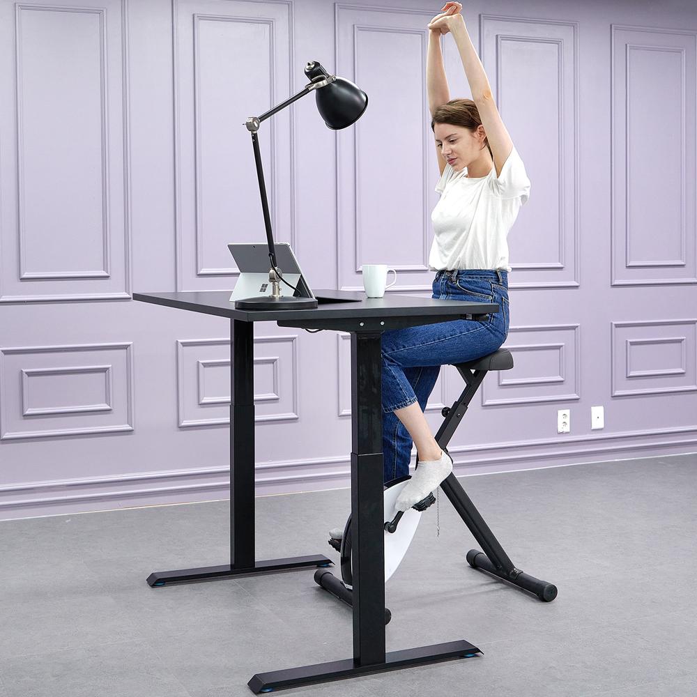 롱코 듀얼모터 높이조절 책상 모션데스크 프리미엄 스탠딩 전동책상