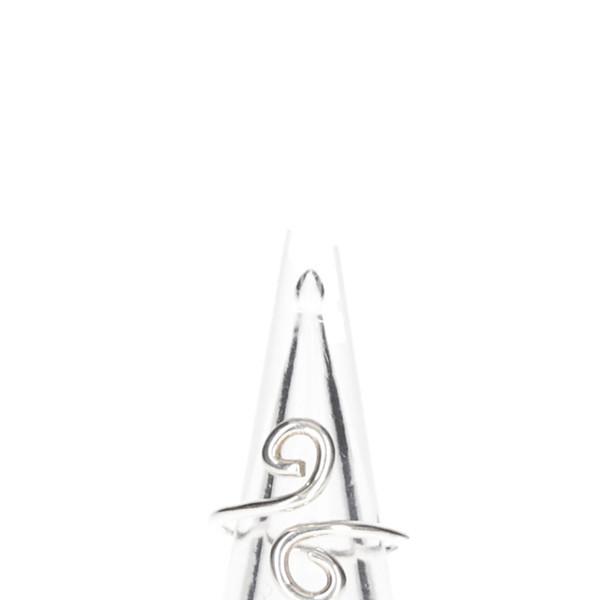 Curly nail-cuff