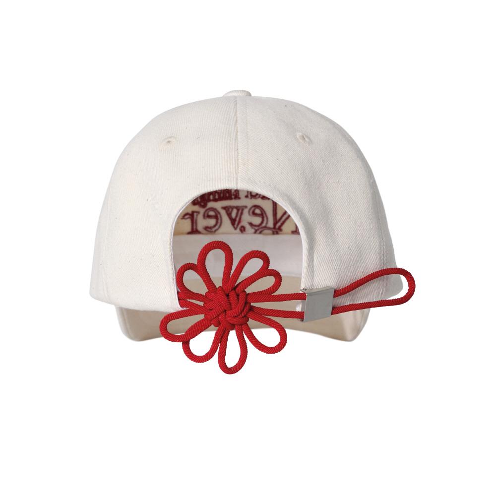 [FLOWER] KNOT CAP - RED