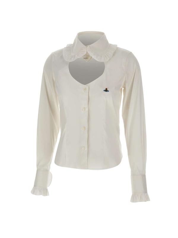 비비안 웨스트우드 화이트 셔츠 & 블라우스