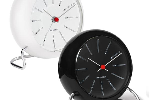 [해외] AJ 뱅커스 아르네야콥센 탁상 시계 Black/white