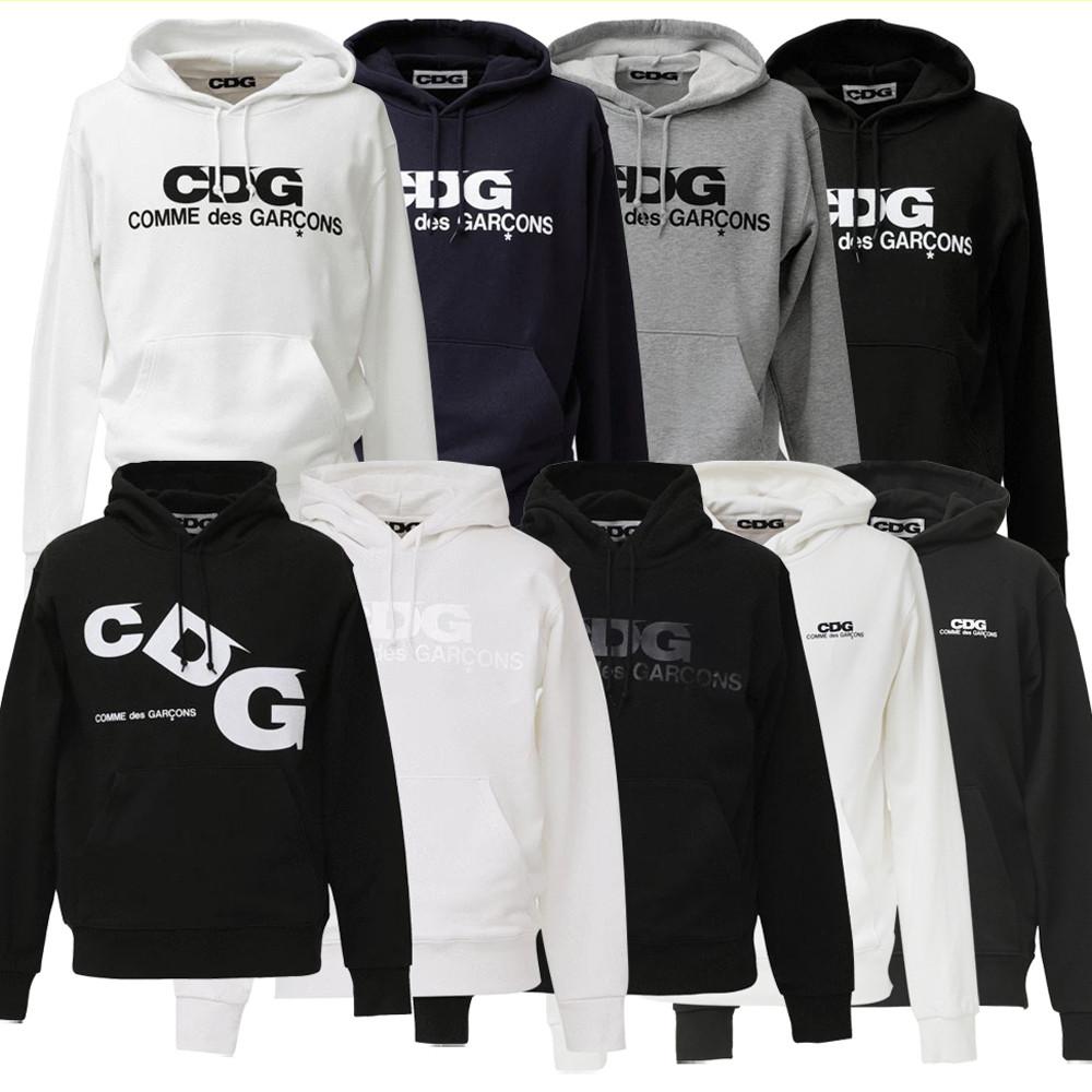 꼼데가르송 CDG 로고 후드티셔츠 씨디지 남녀공용사이즈 면100%