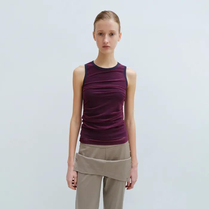 MESH LAYERED TOP (PURPLE)