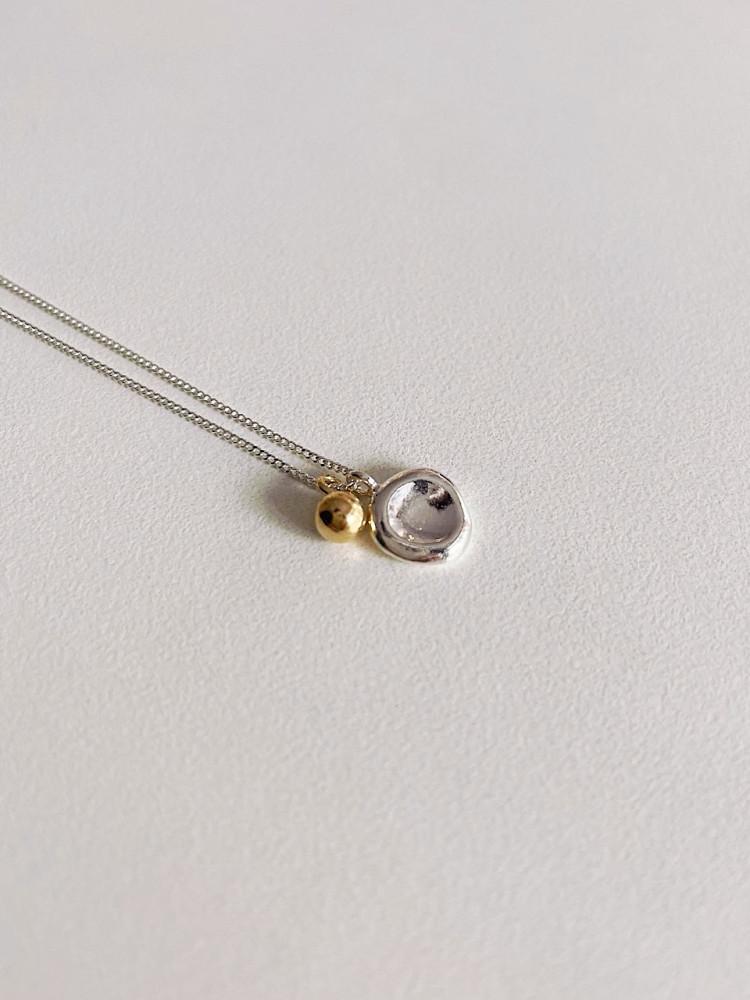 [실버925] oar Petit Bells Necklace / 쁘띠 벨 미니 은목걸이