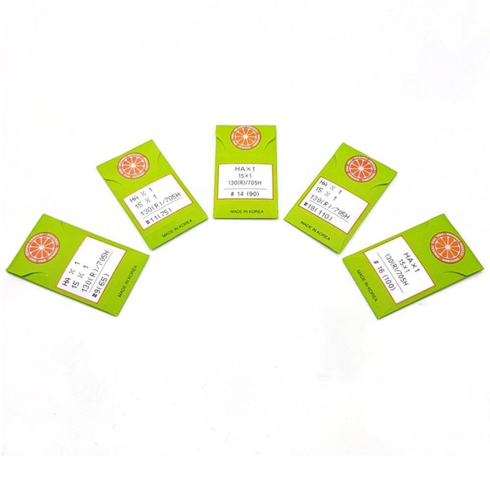 [Orange Needles] 가정용 미싱바늘 HA x 1 한쌈(10ea)