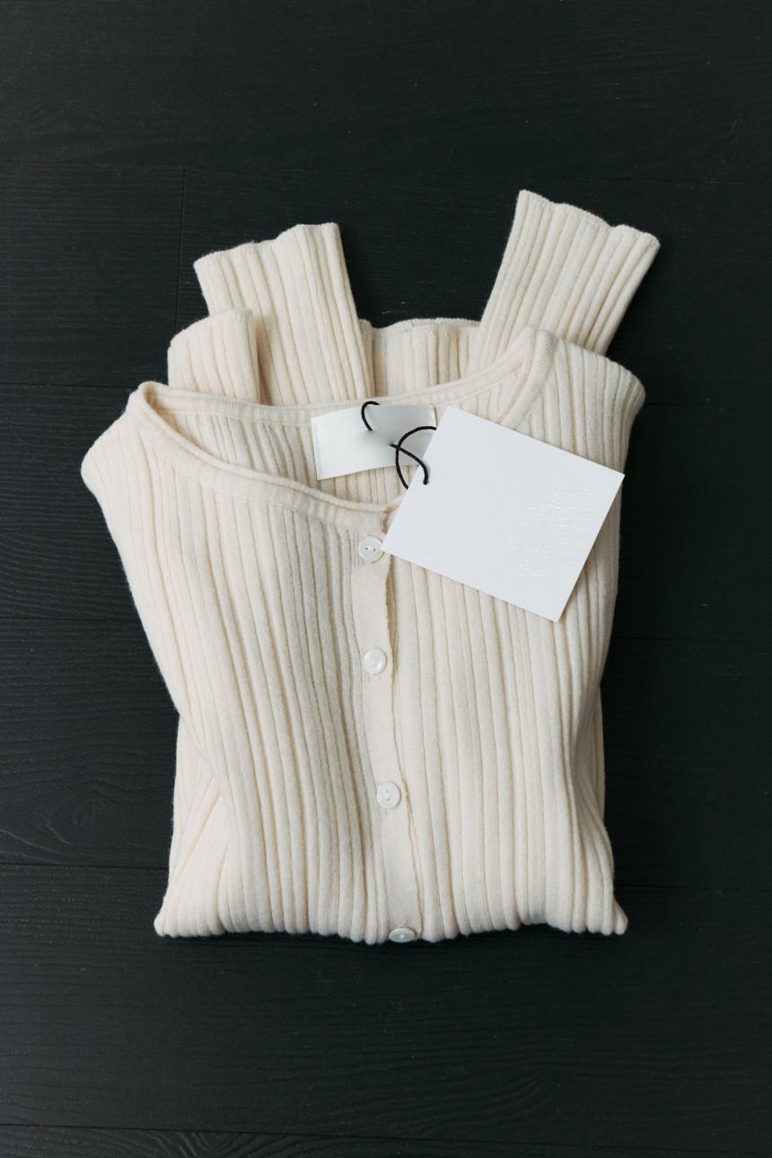 Wool ribbed cd-3color