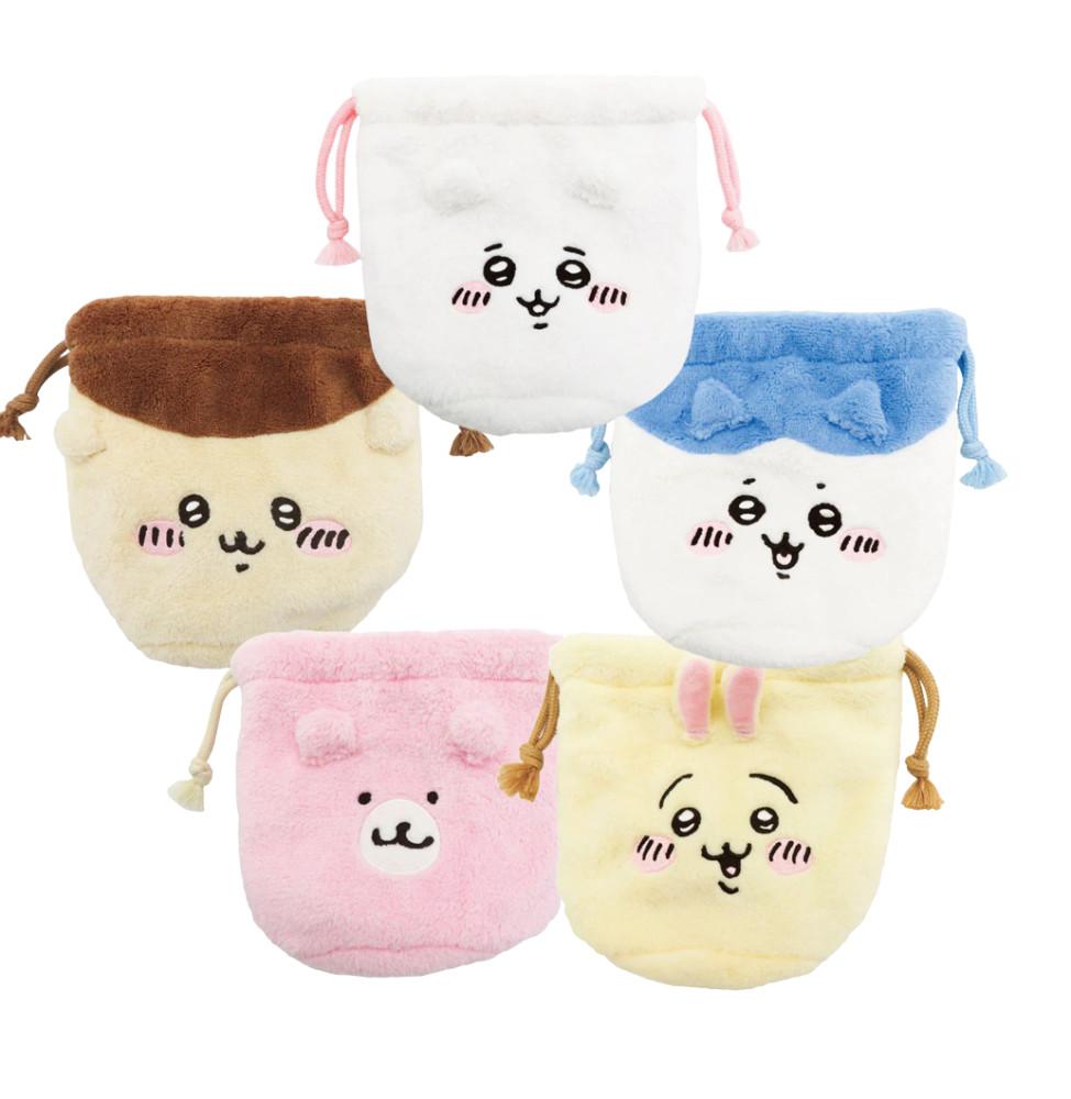 치이카와 조이개 보아털 파우치 / 하치와레 쿠리만쥬 포쉐트