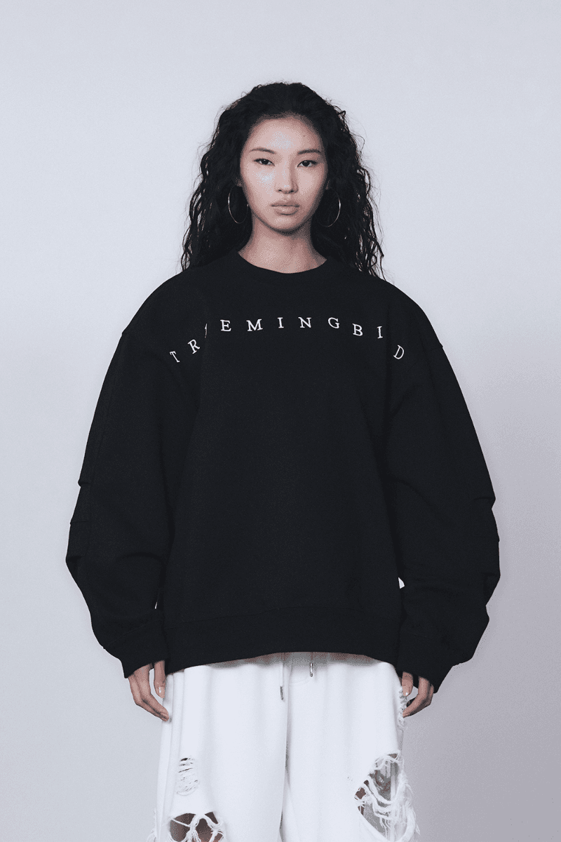 Horizon Logo Sweat Shirt [ Black ]
