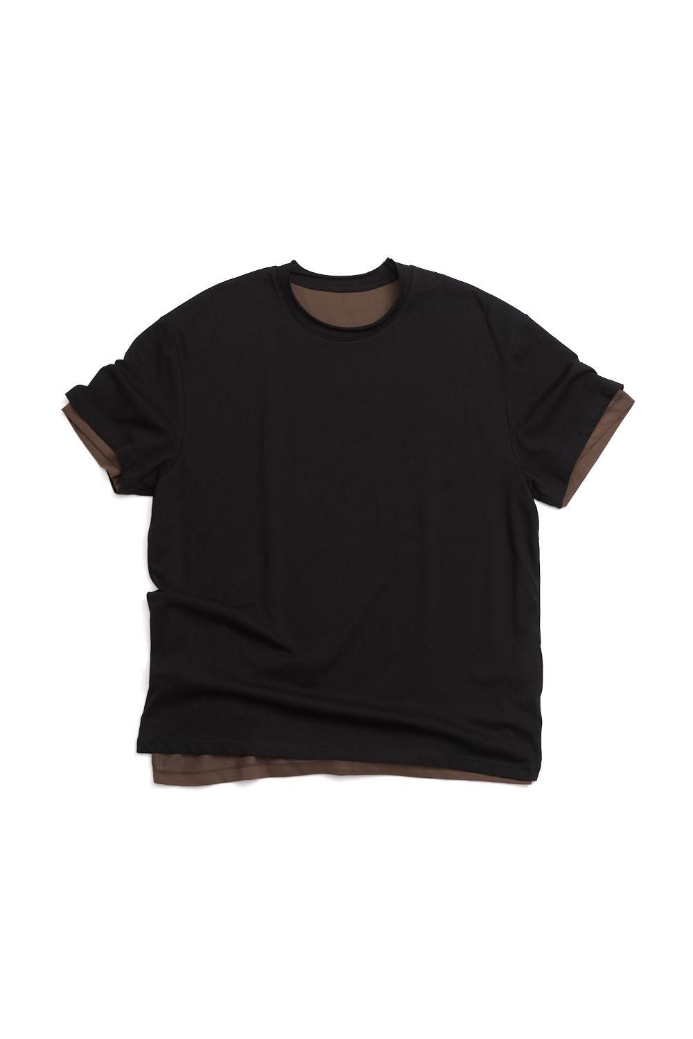 Two Face Tee 1/2 Black/Brown (Restock)