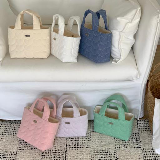 💗뉴 하트 누빔 손가방 (6c / 2s)